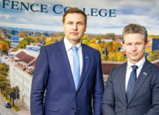 Estlands och Sveriges försvarsministrar träffades i Tartu