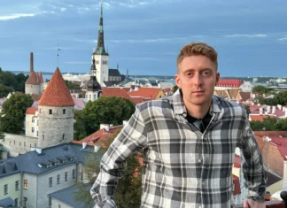 William Persson uppmuntrar unga människor att bo och studera i Estland