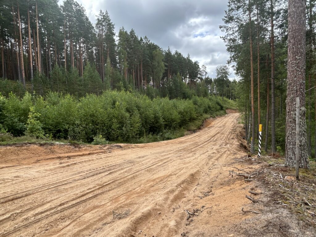 Kontrollinjen i Saatse i juli 2024 Foto: Sirle Sööt