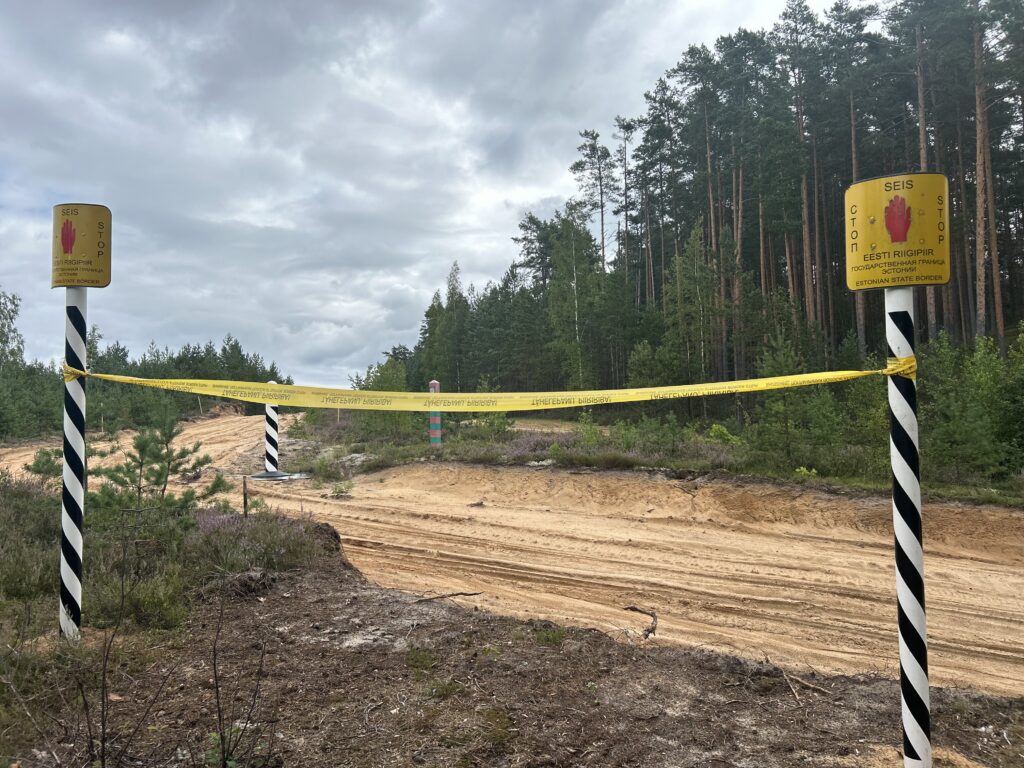 Kontrollinjen i Saatse i juli 2024 Foto: Sirle Sööt